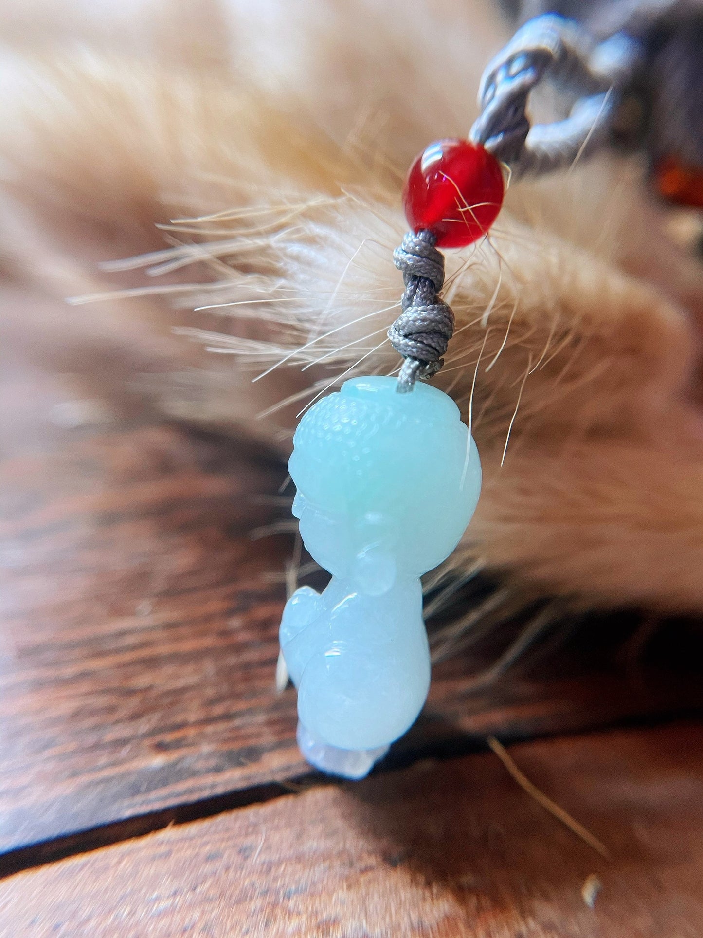 Natural Myanmar Mini Buddha Pale Green Jade Pendant, Buddha Jadeite, New Born Gift