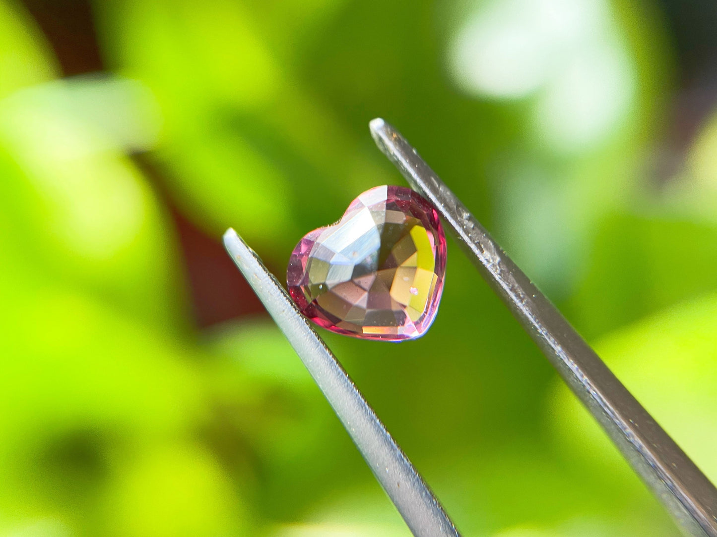 Natural Myanmar Heart Shape Pink Spinel Gemstone