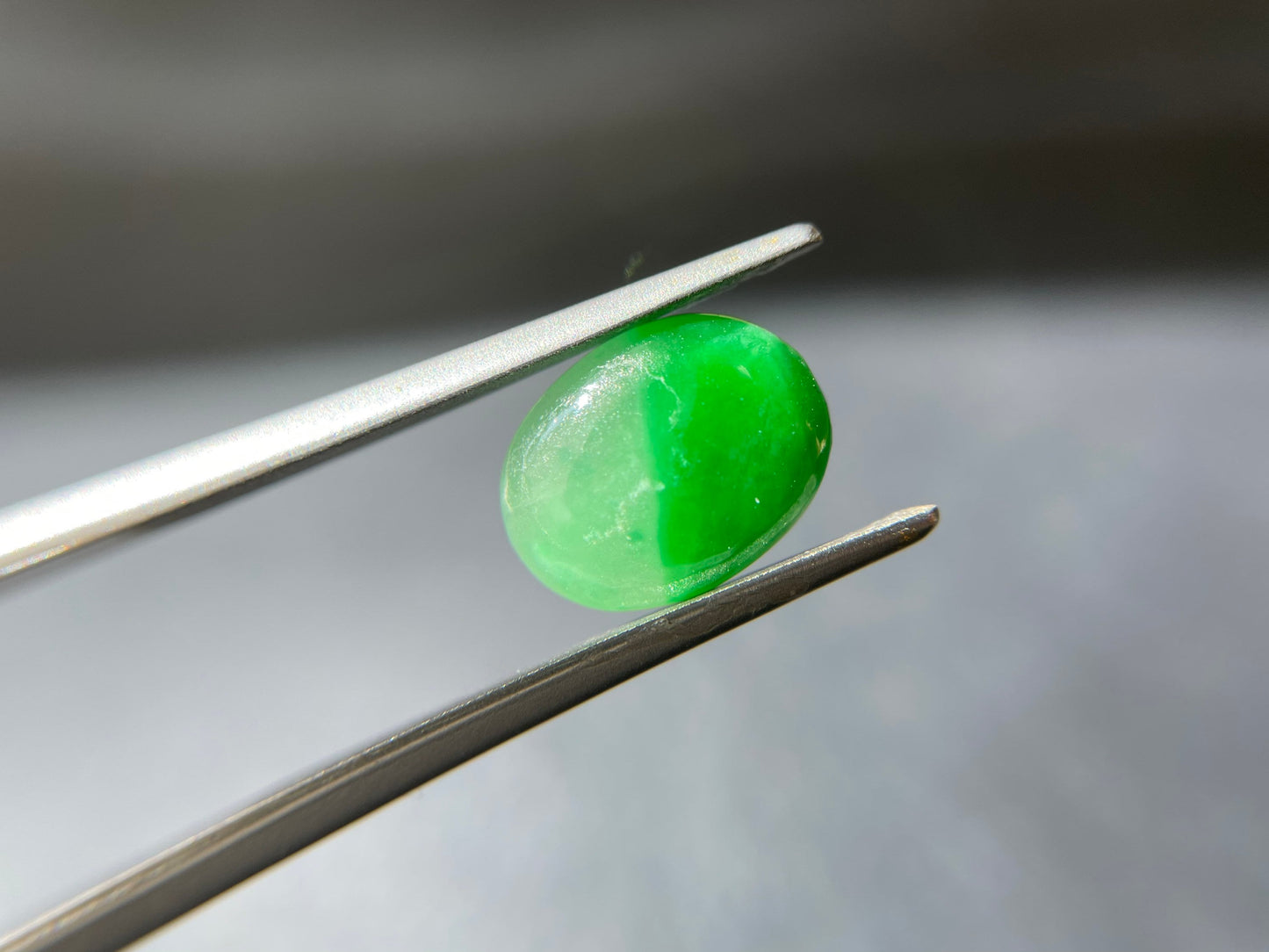 Vivid Green Jadeite Cabochon