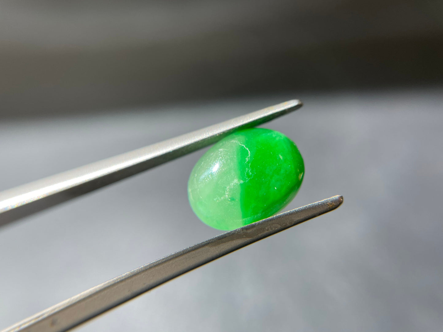 Vivid Green Jadeite Cabochon