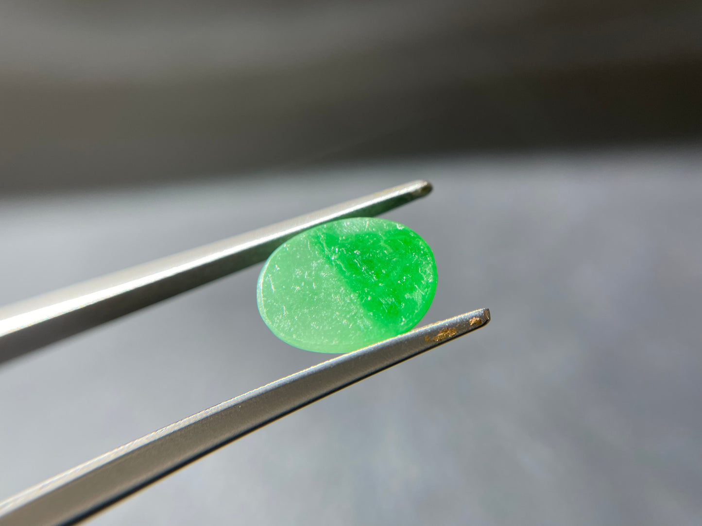 Vivid Green Jadeite Cabochon