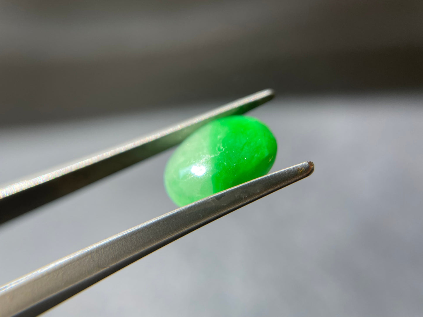 Vivid Green Jadeite Cabochon