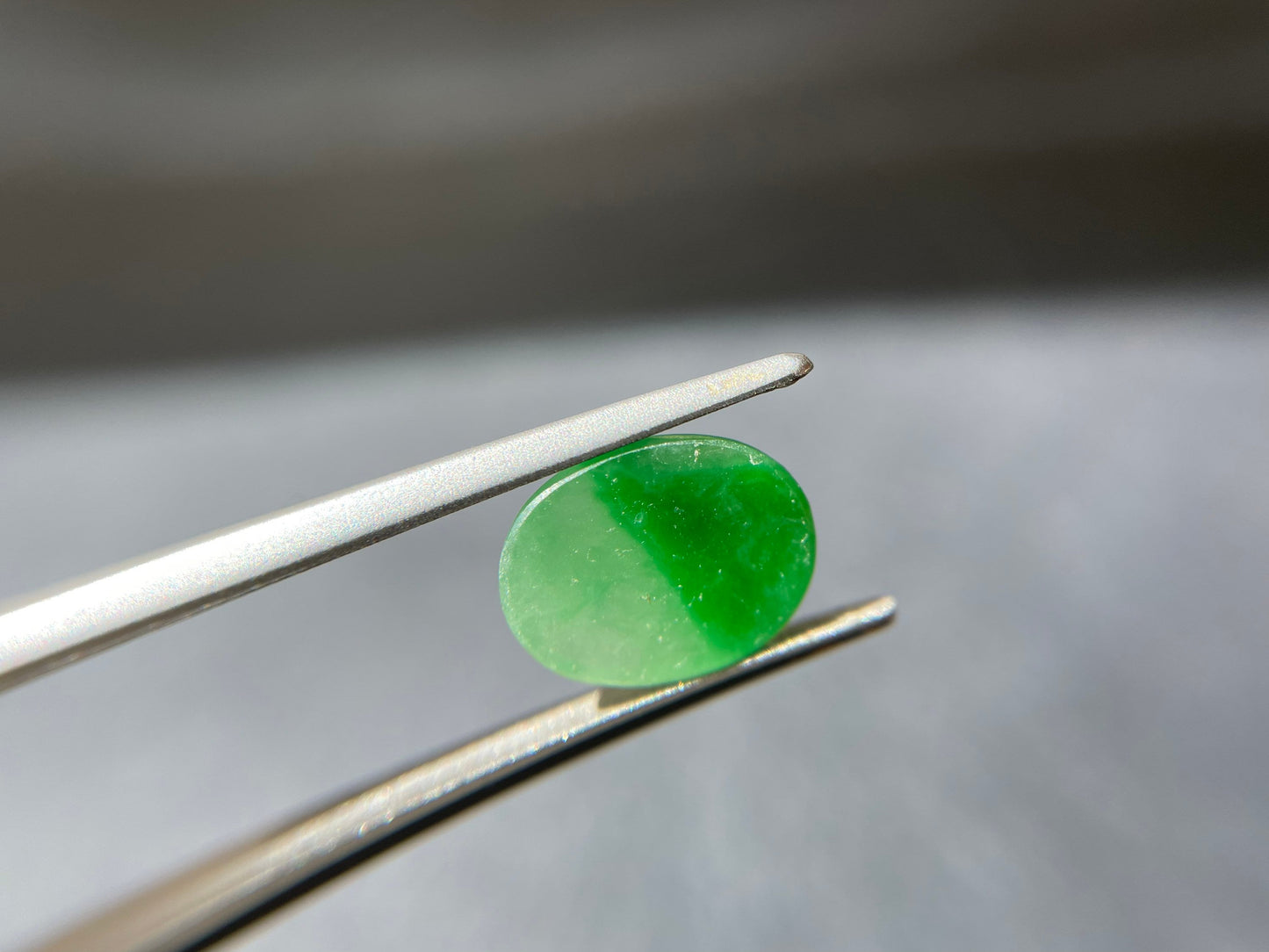 Vivid Green Jadeite Cabochon