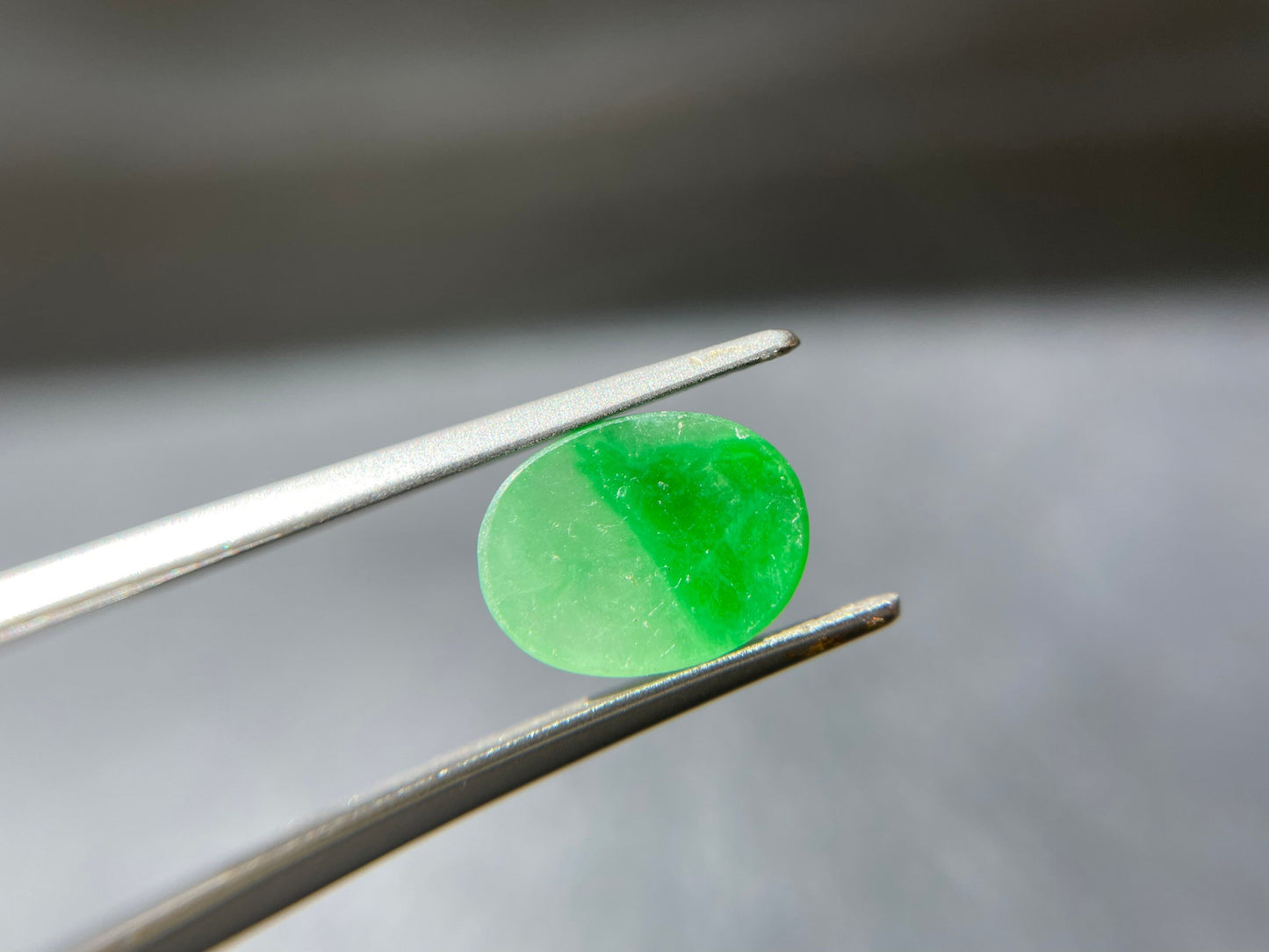 Vivid Green Jadeite Cabochon