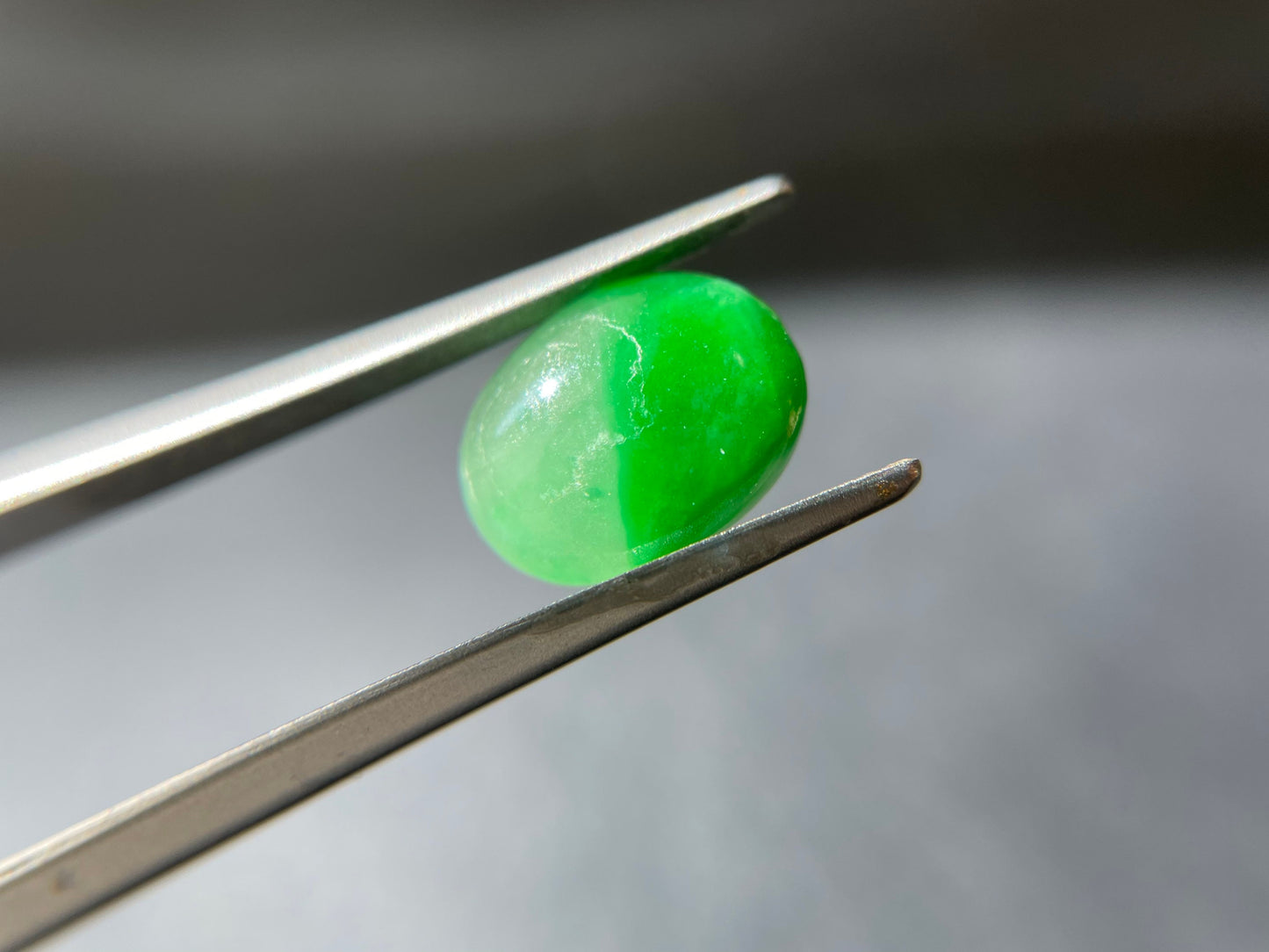 Vivid Green Jadeite Cabochon