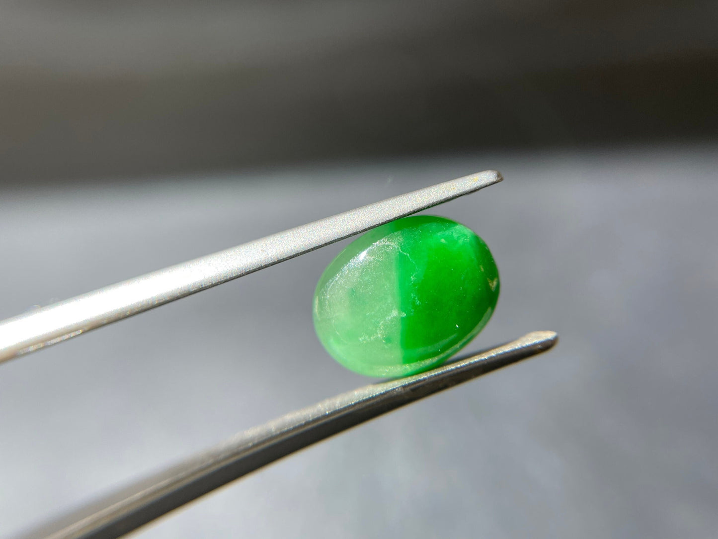 Vivid Green Jadeite Cabochon