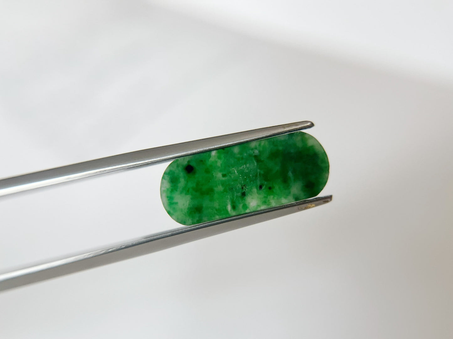 Natural Myanmar Saddle Cut Jadeite Gemstone