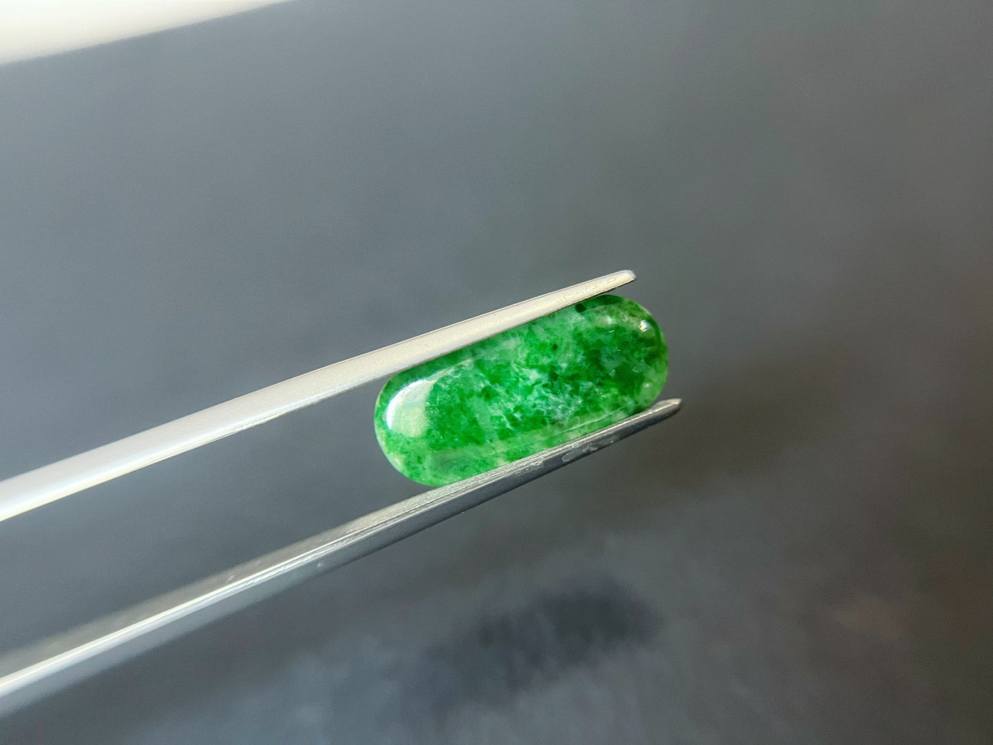 Natural Myanmar Saddle Cut Jadeite Gemstone