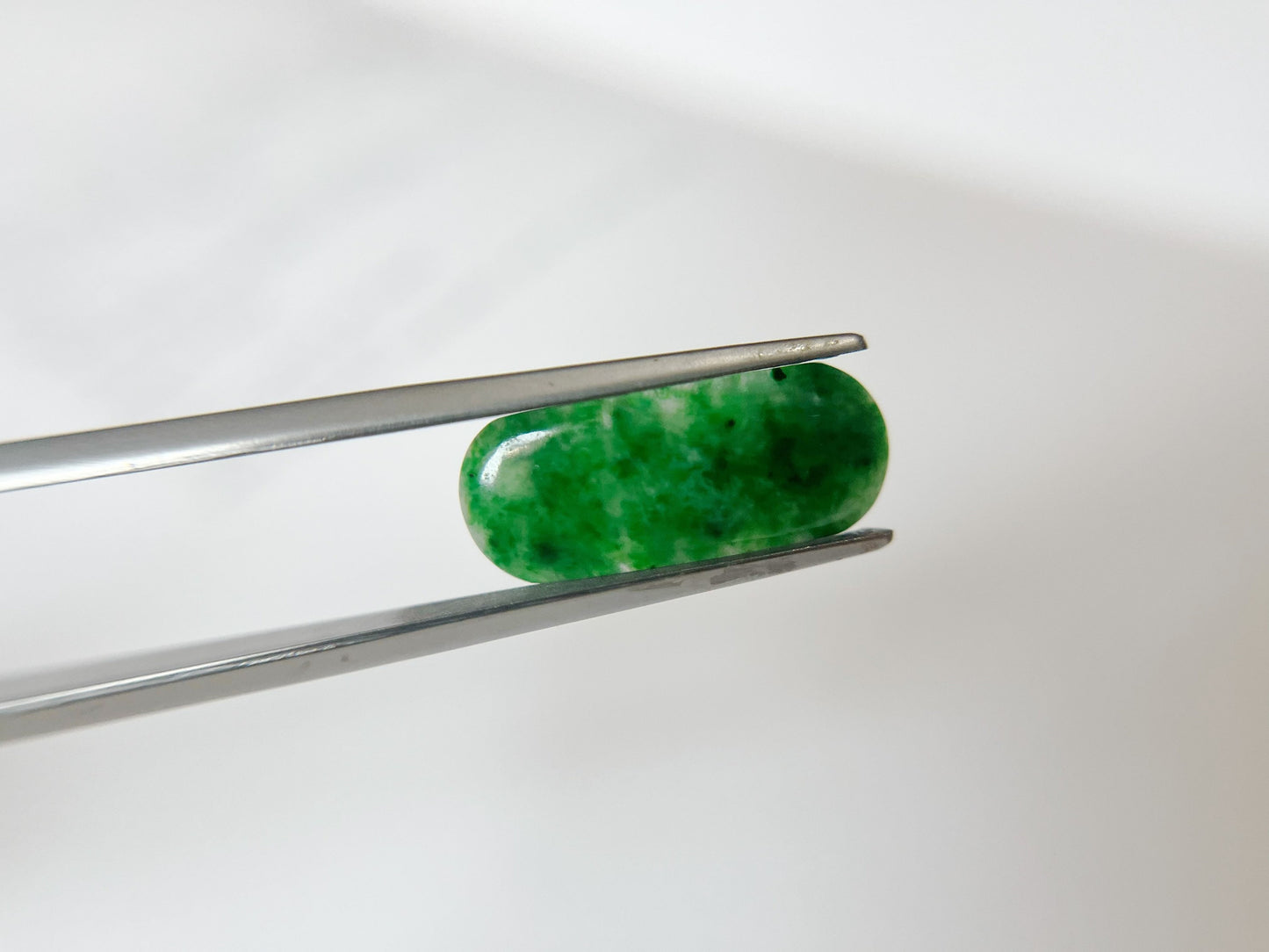 Natural Myanmar Saddle Cut Jadeite Gemstone