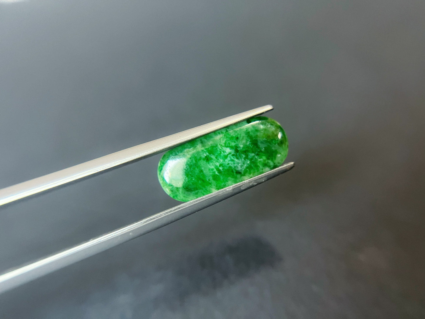 Natural Myanmar Saddle Cut Jadeite Gemstone