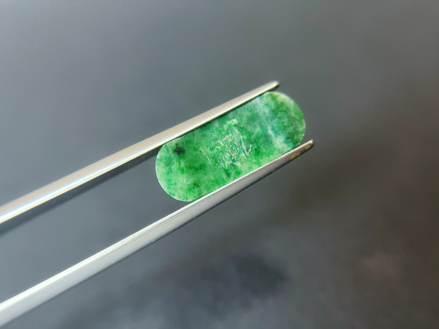 Natural Myanmar Saddle Cut Jadeite Gemstone