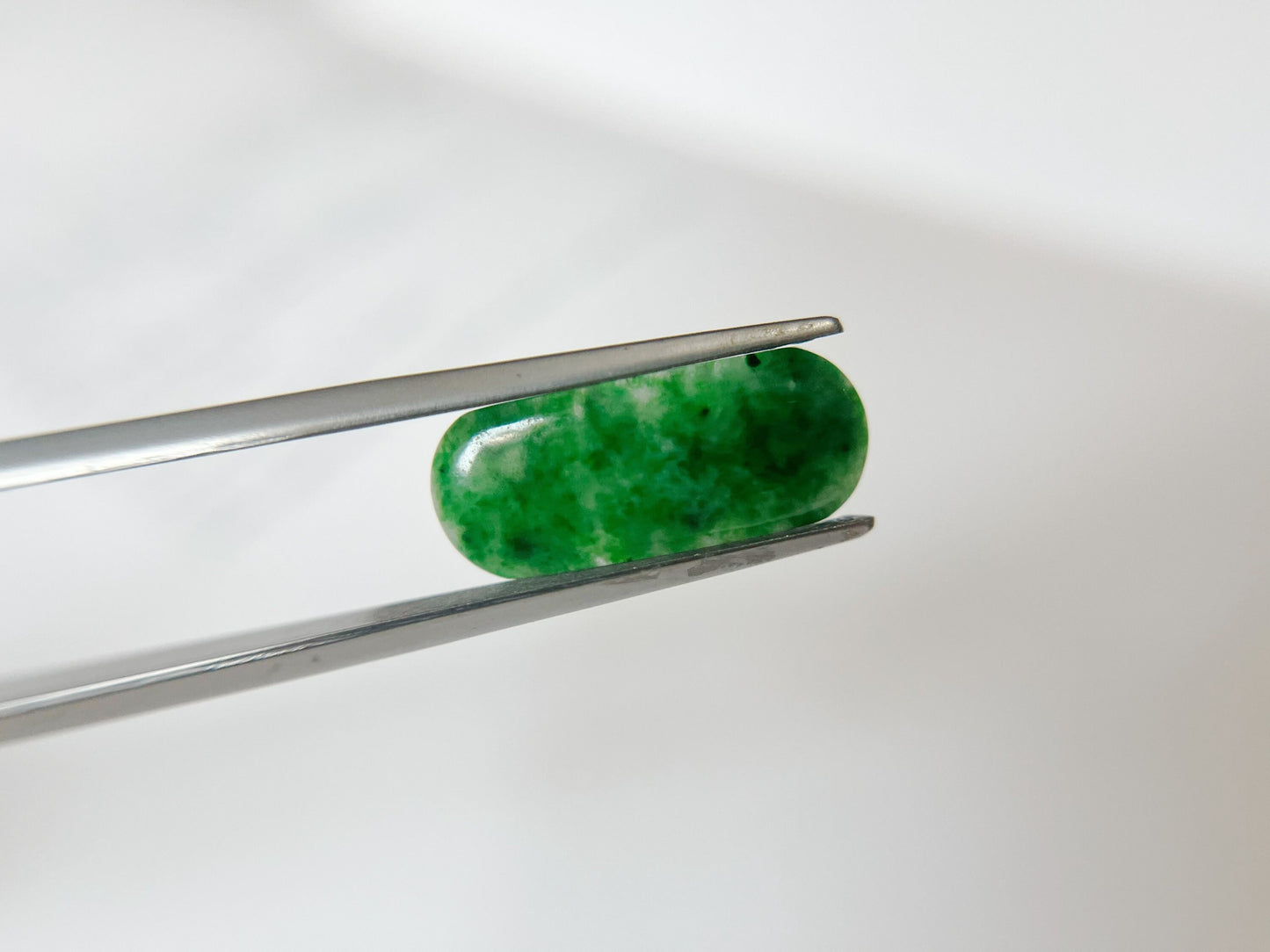 Natural Myanmar Saddle Cut Jadeite Gemstone
