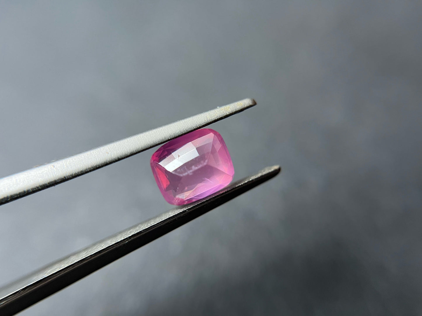 1.19 Ct - Certified Natural Dreamy Pink Cushion Mahenge Spinel, Iridescent Pink Color Tanzania Spinel, Jewellery Making