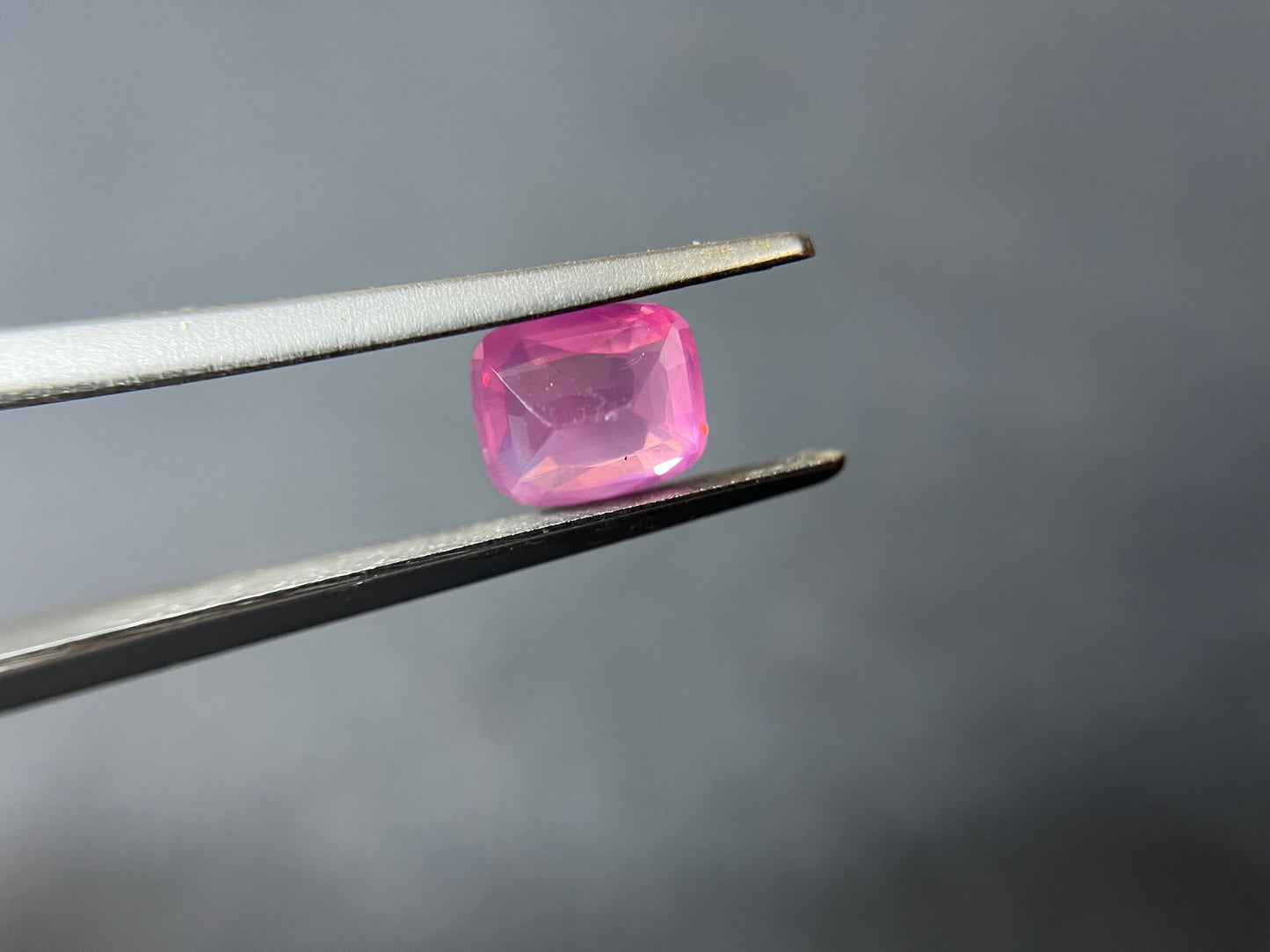1.19 Ct - Certified Natural Dreamy Pink Cushion Mahenge Spinel, Iridescent Pink Color Tanzania Spinel, Jewellery Making