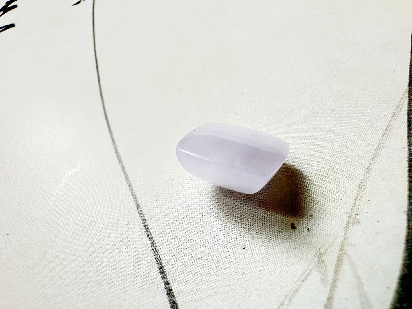 Natural Myanmar Icy Lavender Waxy Type Jade Sugar Loaf Cut Loose Stone, Jade Loose Stone for Jewelry Making, Ring and Pendant