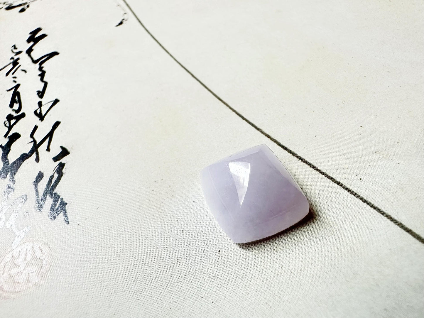 Lavender Jade Loose Stone Sugar Loaf Cut