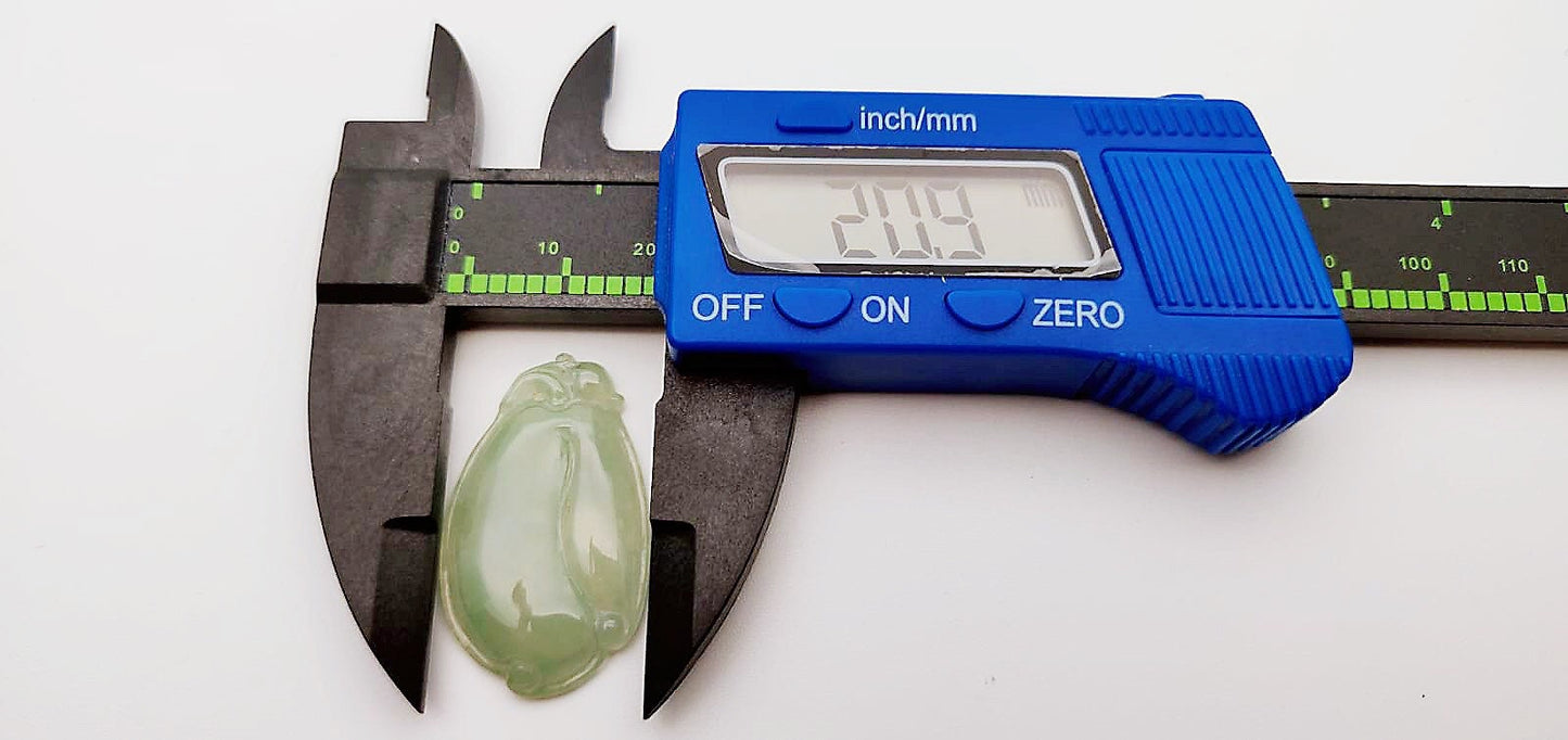 Green Jadeite Gourd Pendant