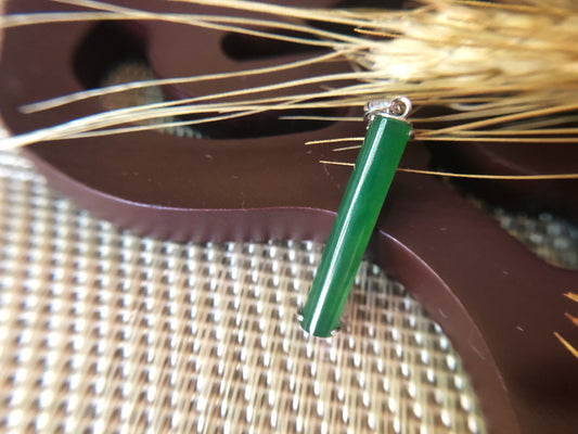 Pendentif Jadéite Vert Impérial