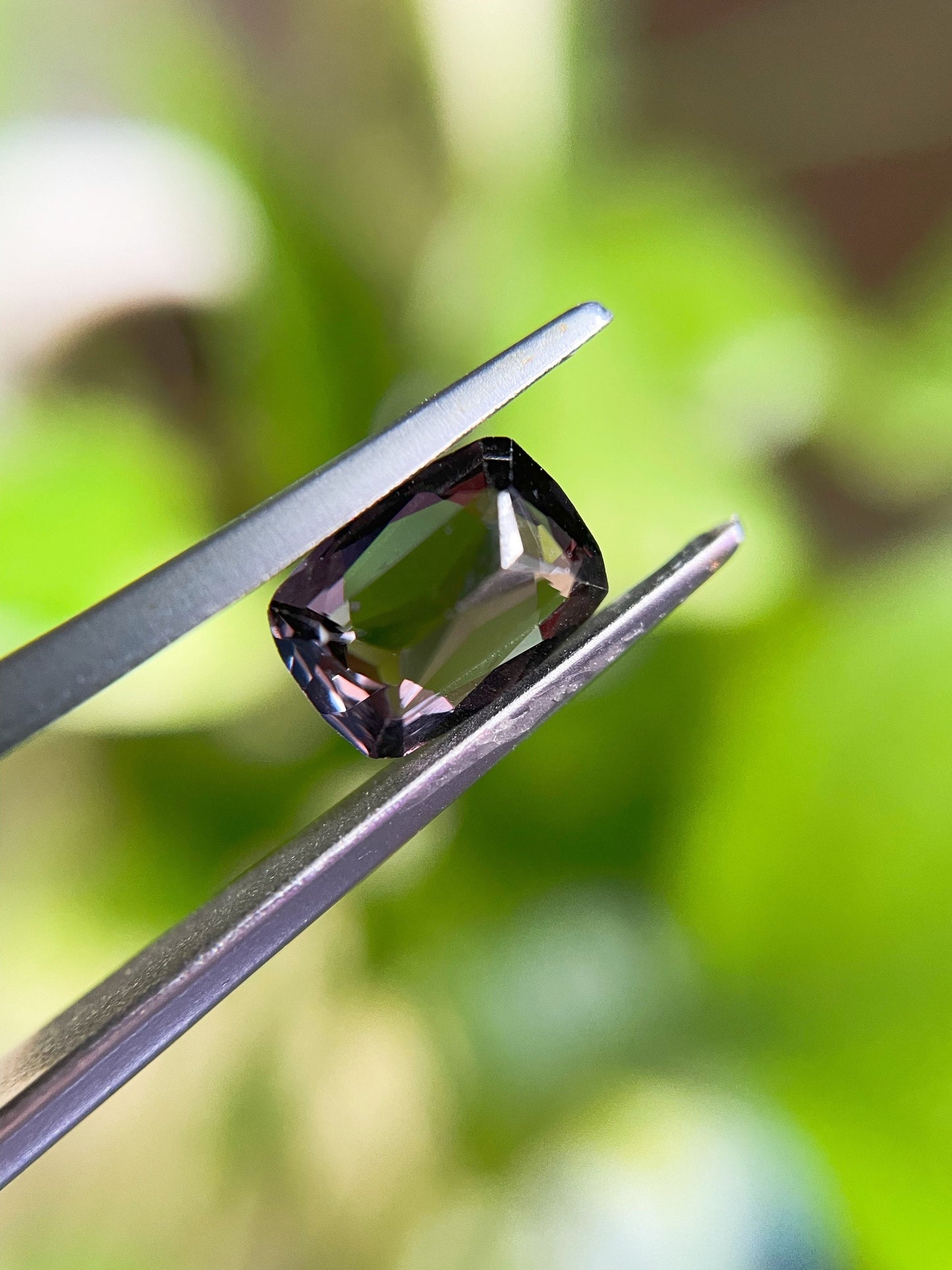 Natural Myanmar Purplish Grey Spinel Gemstone