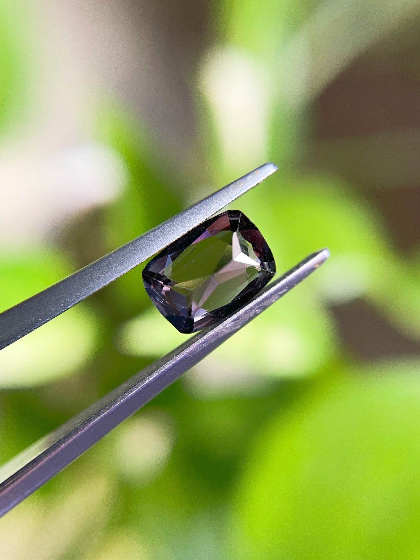 Natural Myanmar Purplish Grey Spinel Gemstone