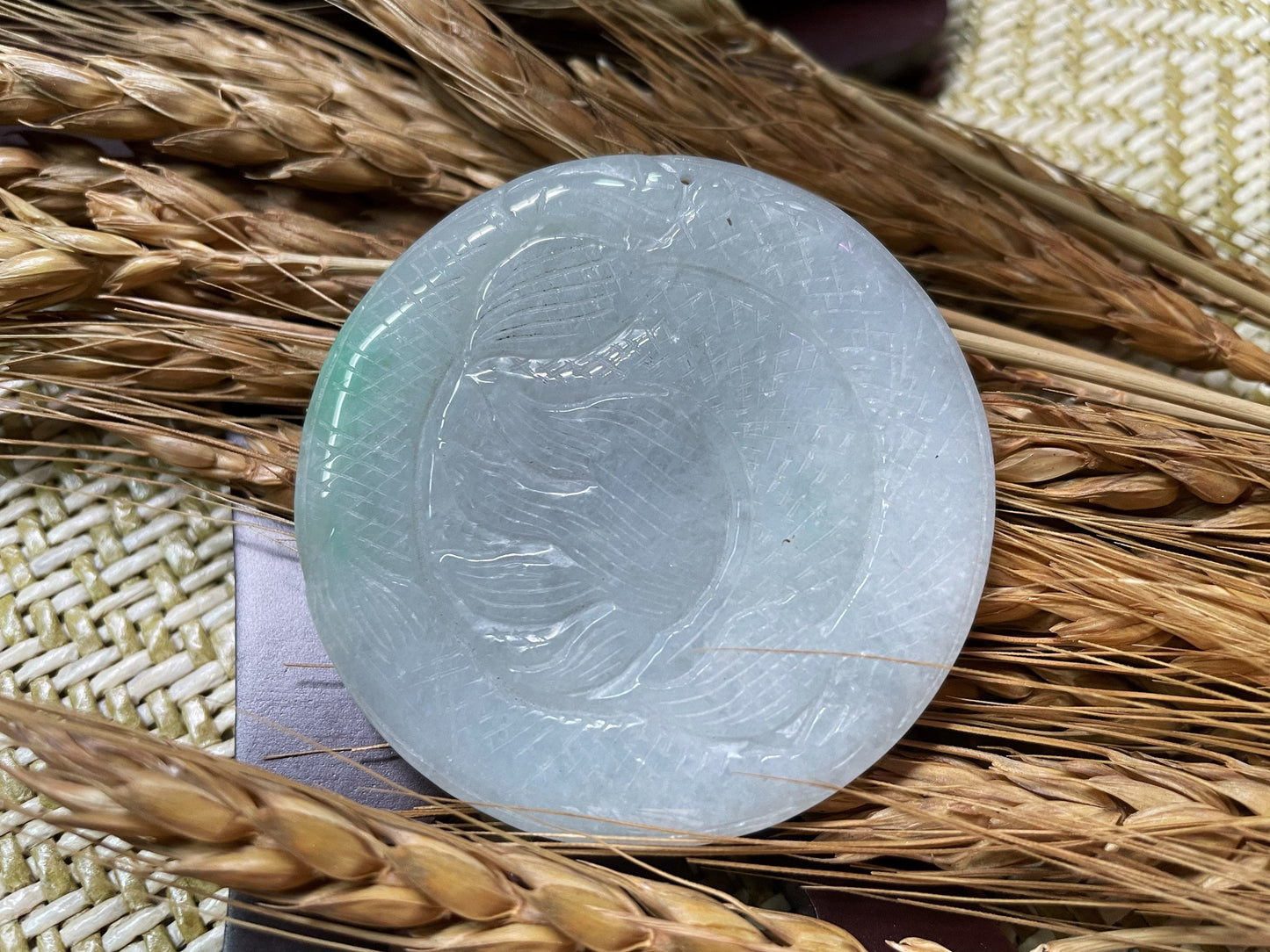 Double-Sided Myanmar Jadeite Pendant - Legendary Dragon