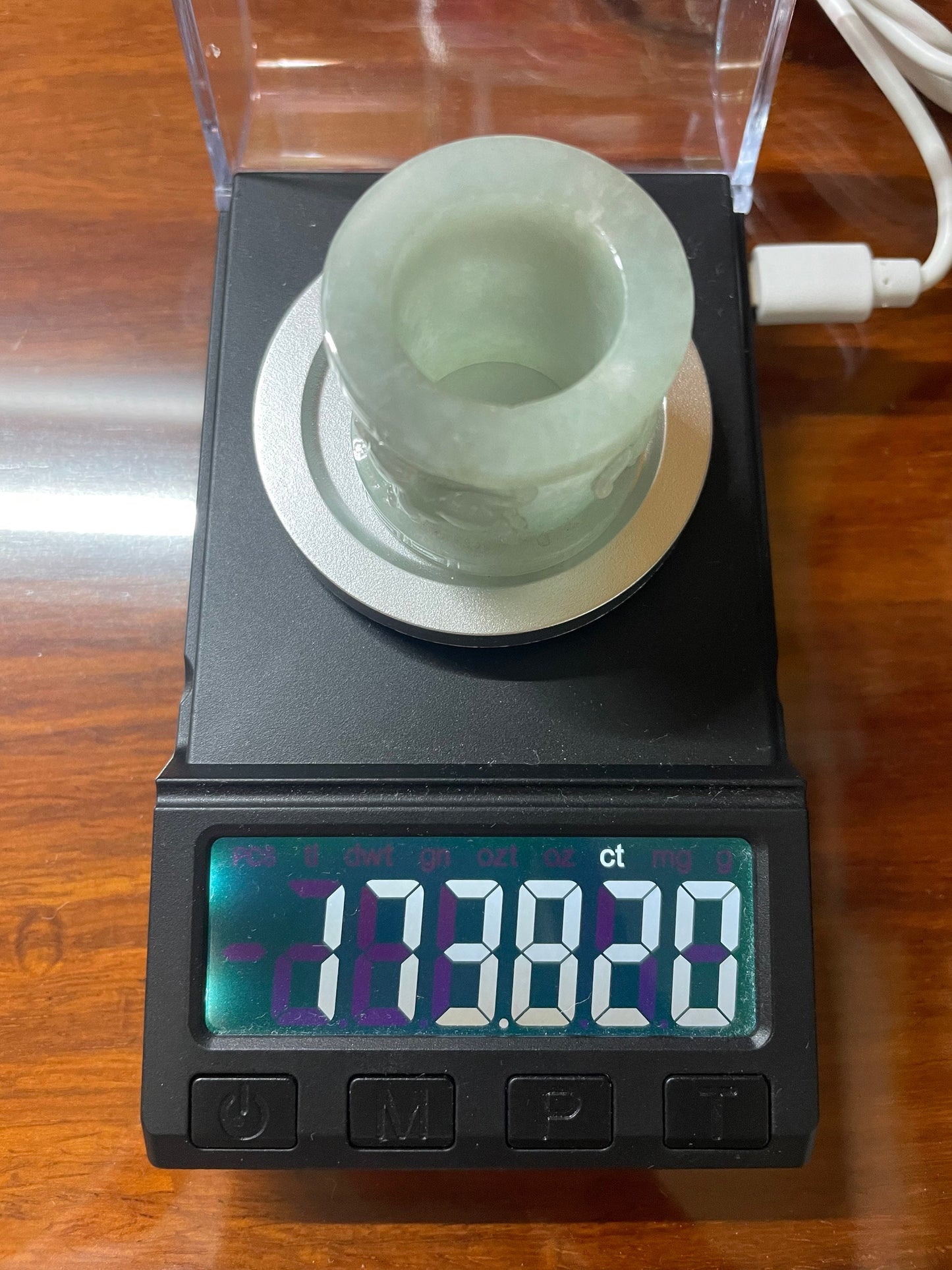 Jadeite Thumb Ring Statue - Chinese Zodiac Dog Symbolism