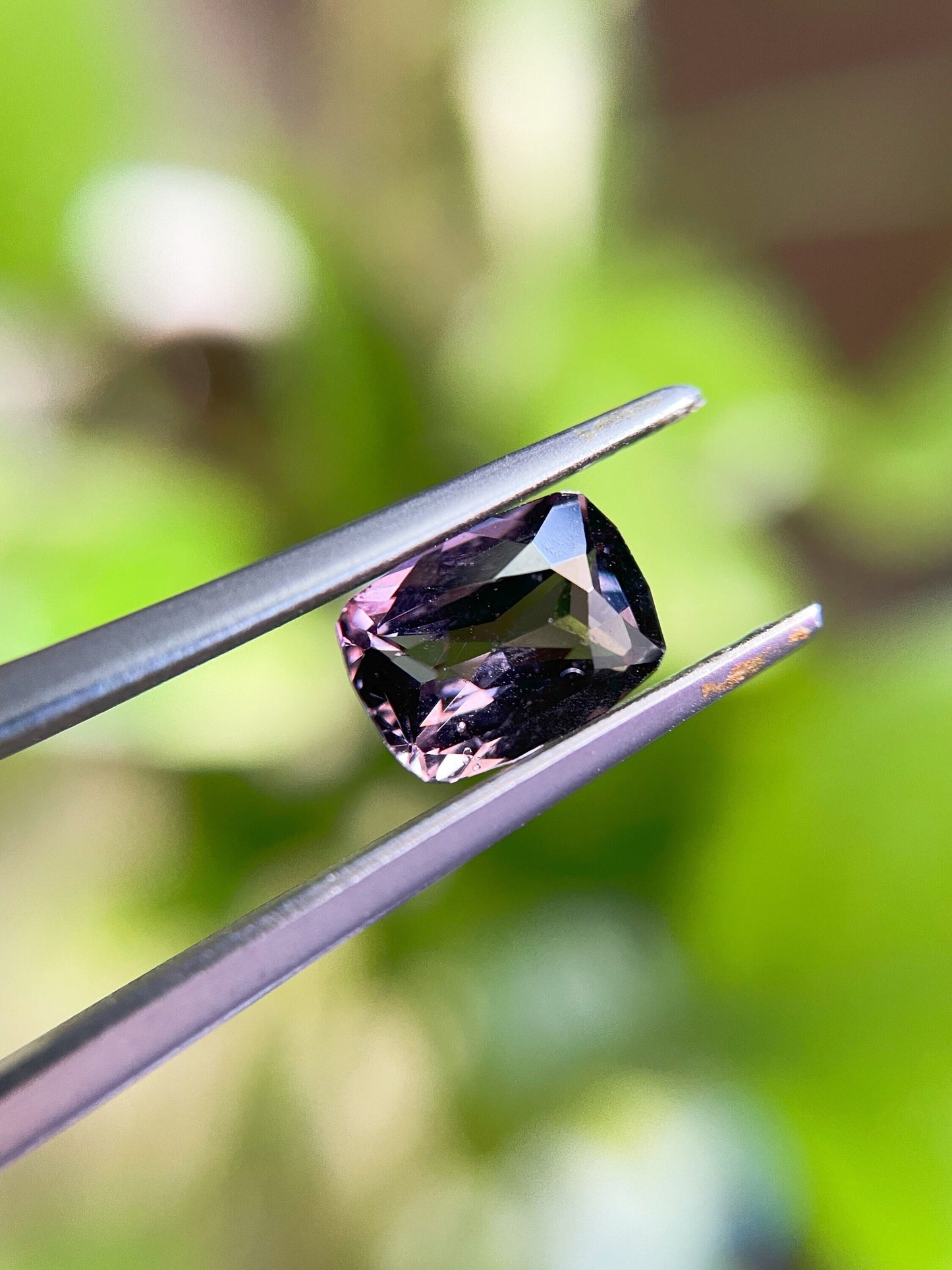 Natural Myanmar Purplish Grey Spinel Gemstone
