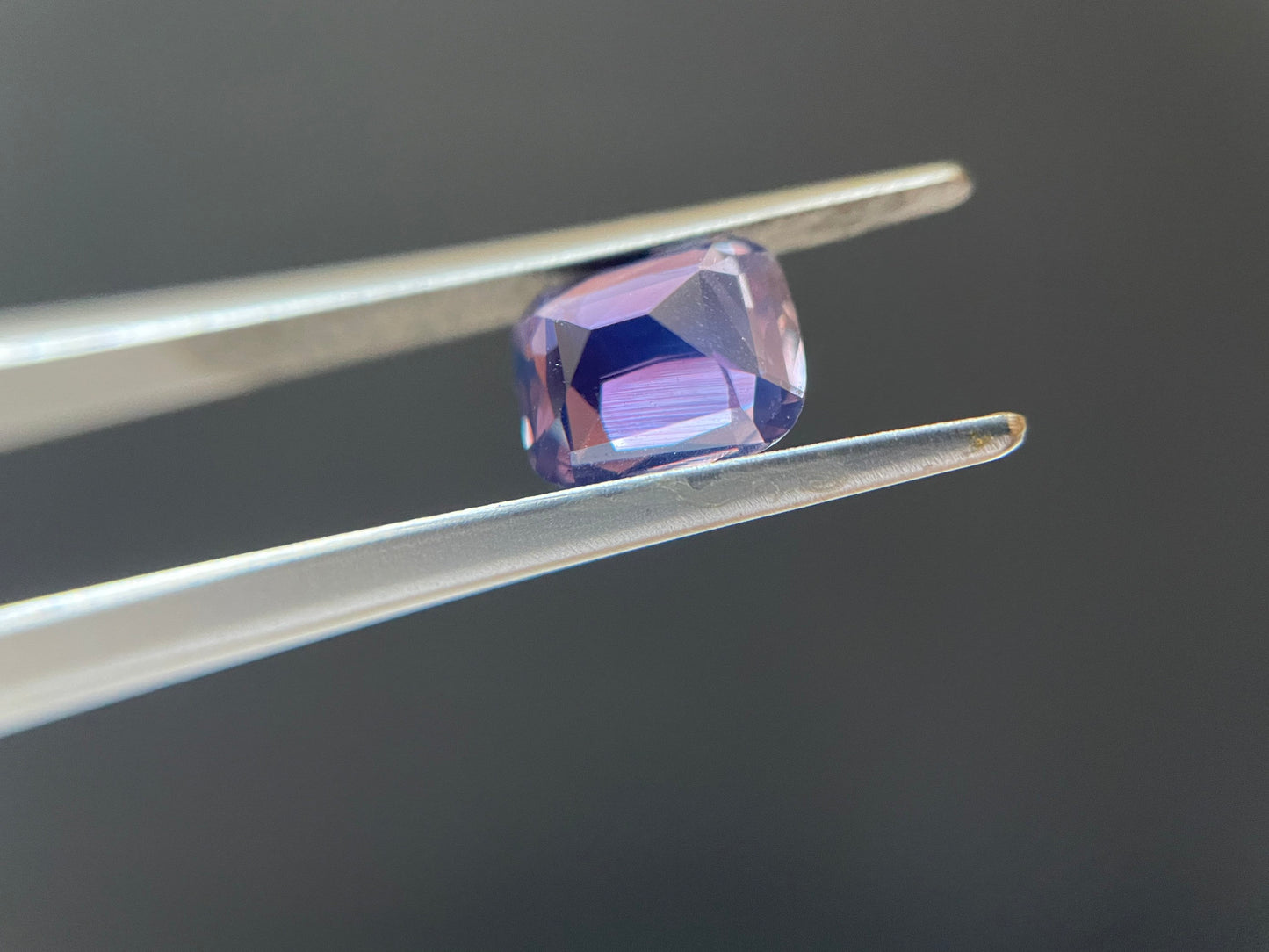 Certified Natural Unheated Purple Violet Sapphire - Rare Satin-like