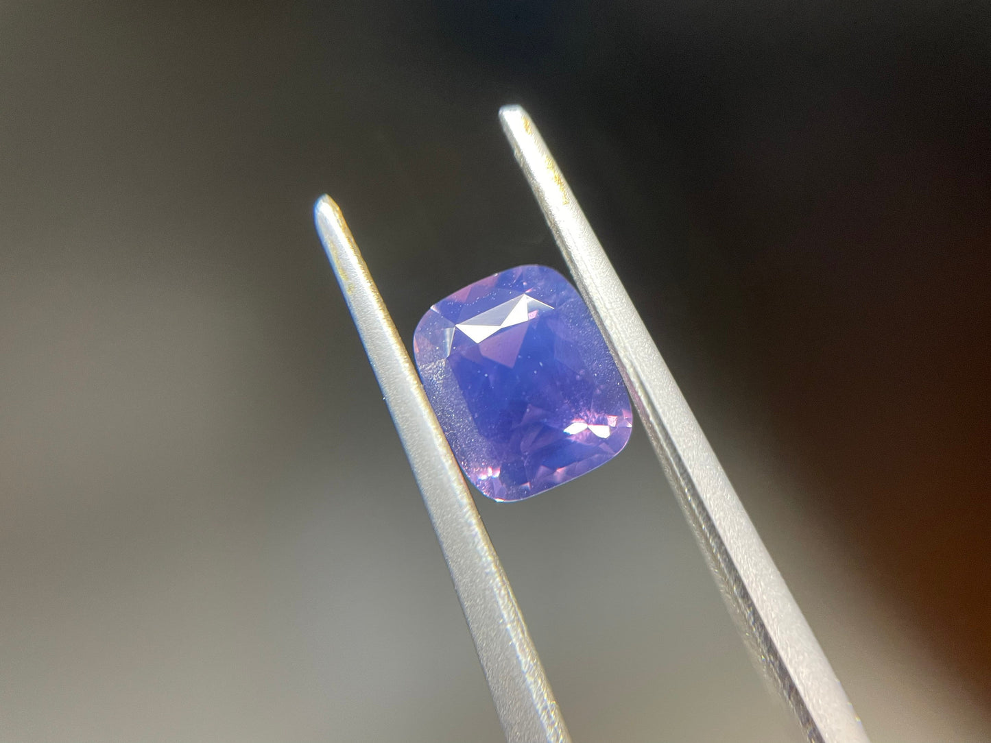 Certified Natural Unheated Purple Violet Sapphire - Rare Satin-like