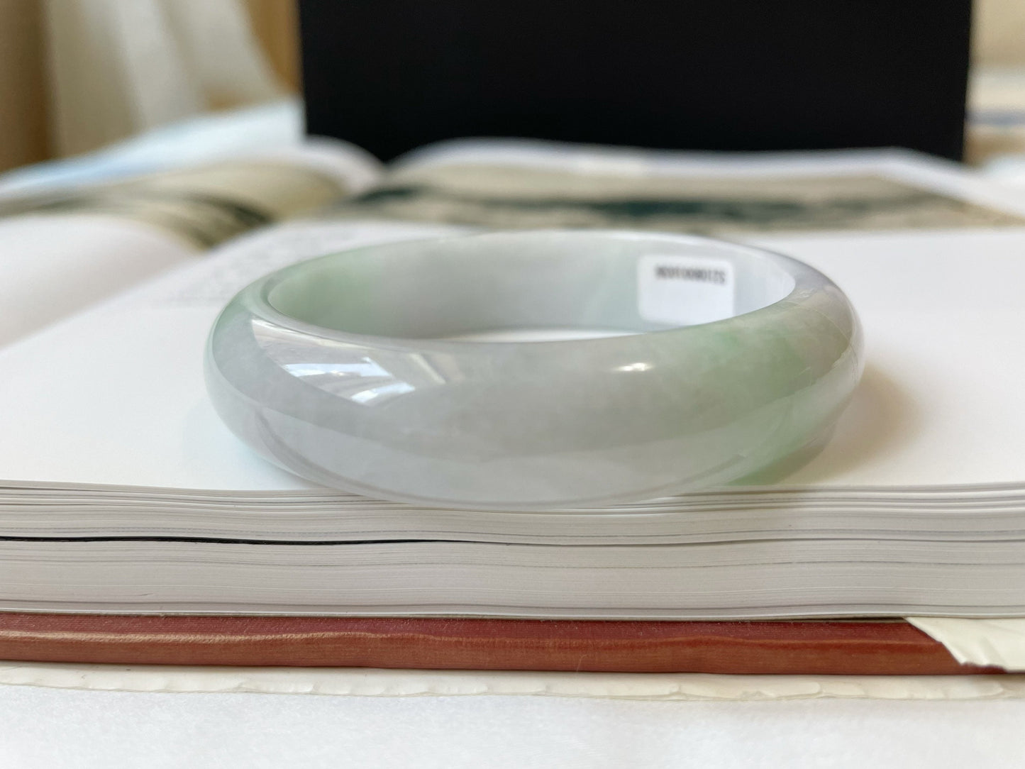 Apple Green Jade Bangle - 54.4 mm