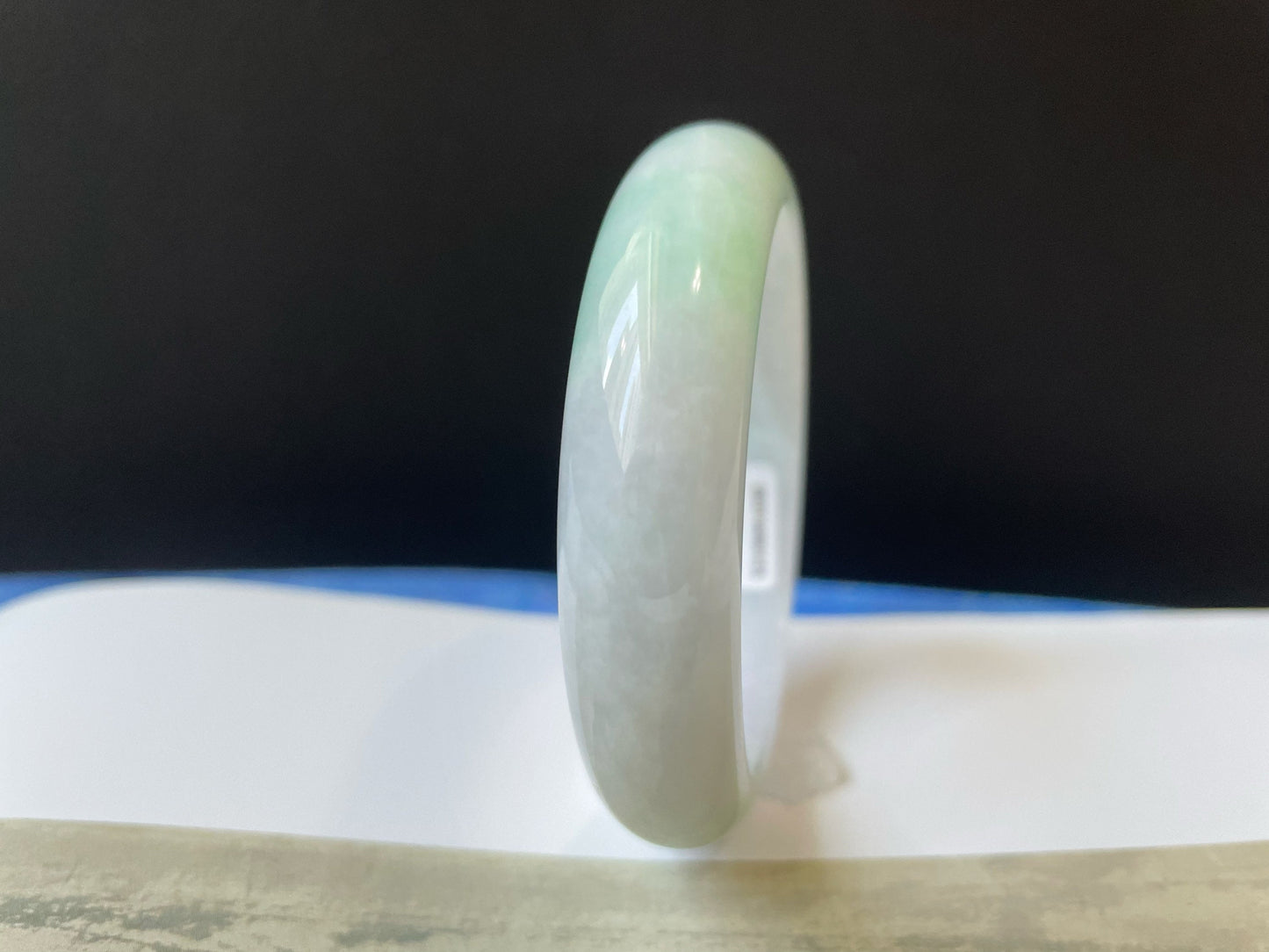 Apple Green Jade Bangle - 54.4 mm