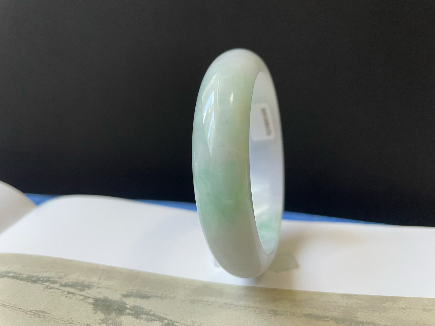 Apple Green Jade Bangle - 54.4 mm