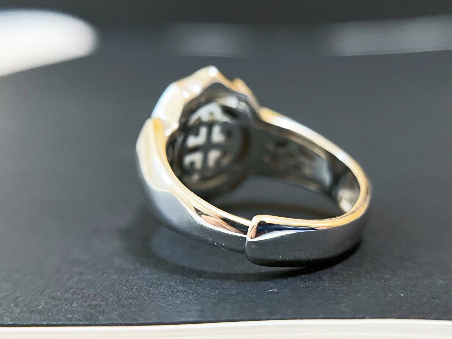 Handcrafted Jadeite Statement Ring