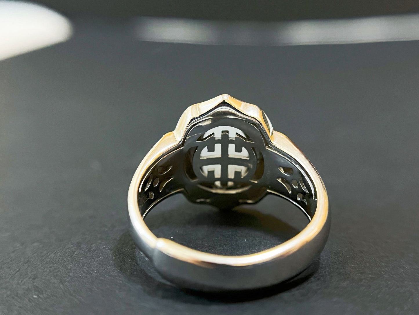 Handcrafted Jadeite Statement Ring