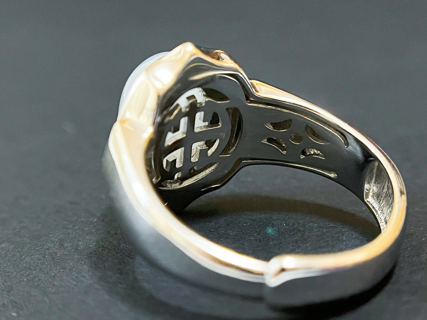 Handcrafted Jadeite Statement Ring