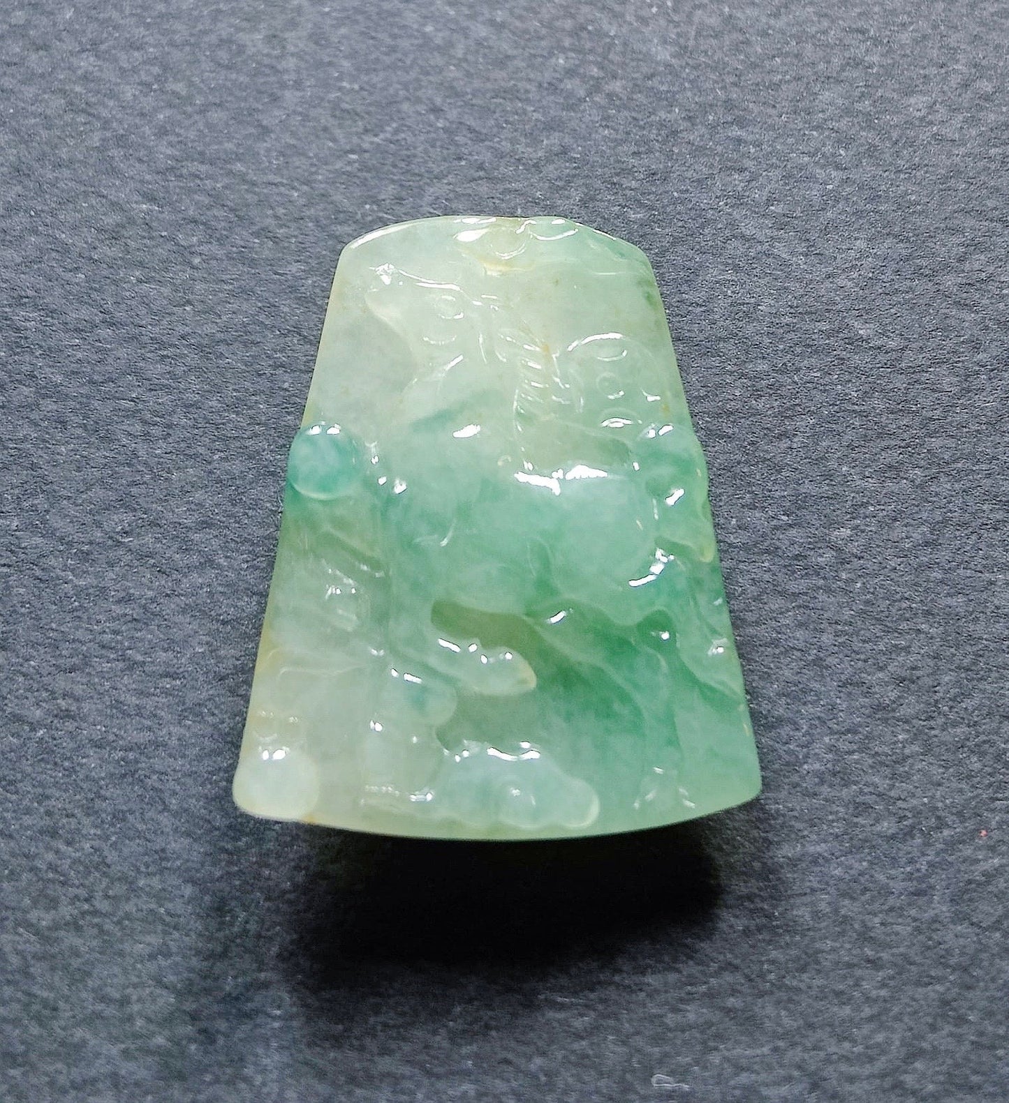 Icy-Type Green Jade Horse Pendant - Chinese Zodiac