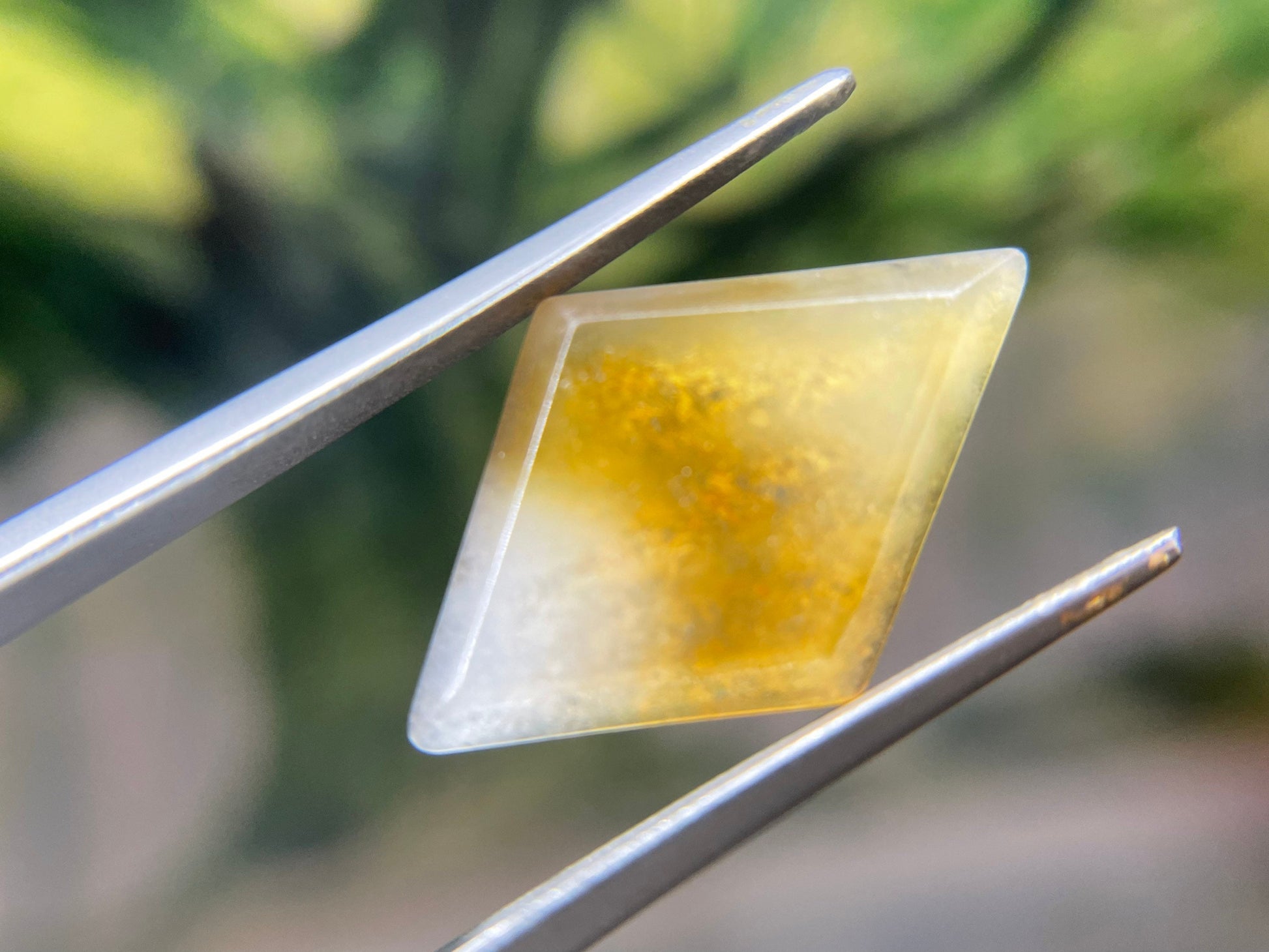 Natural Myanmar Honey Yellow Jadee Loose Stone, for Jewelry Making 4.63 Ct