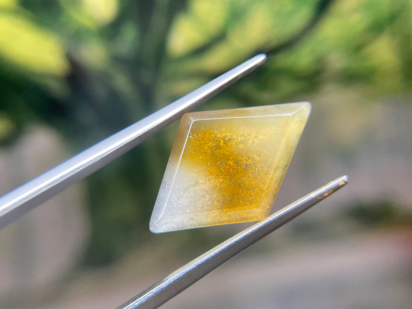 Natural Myanmar Honey Yellow Jadee Loose Stone, for Jewelry Making 4.63 Ct