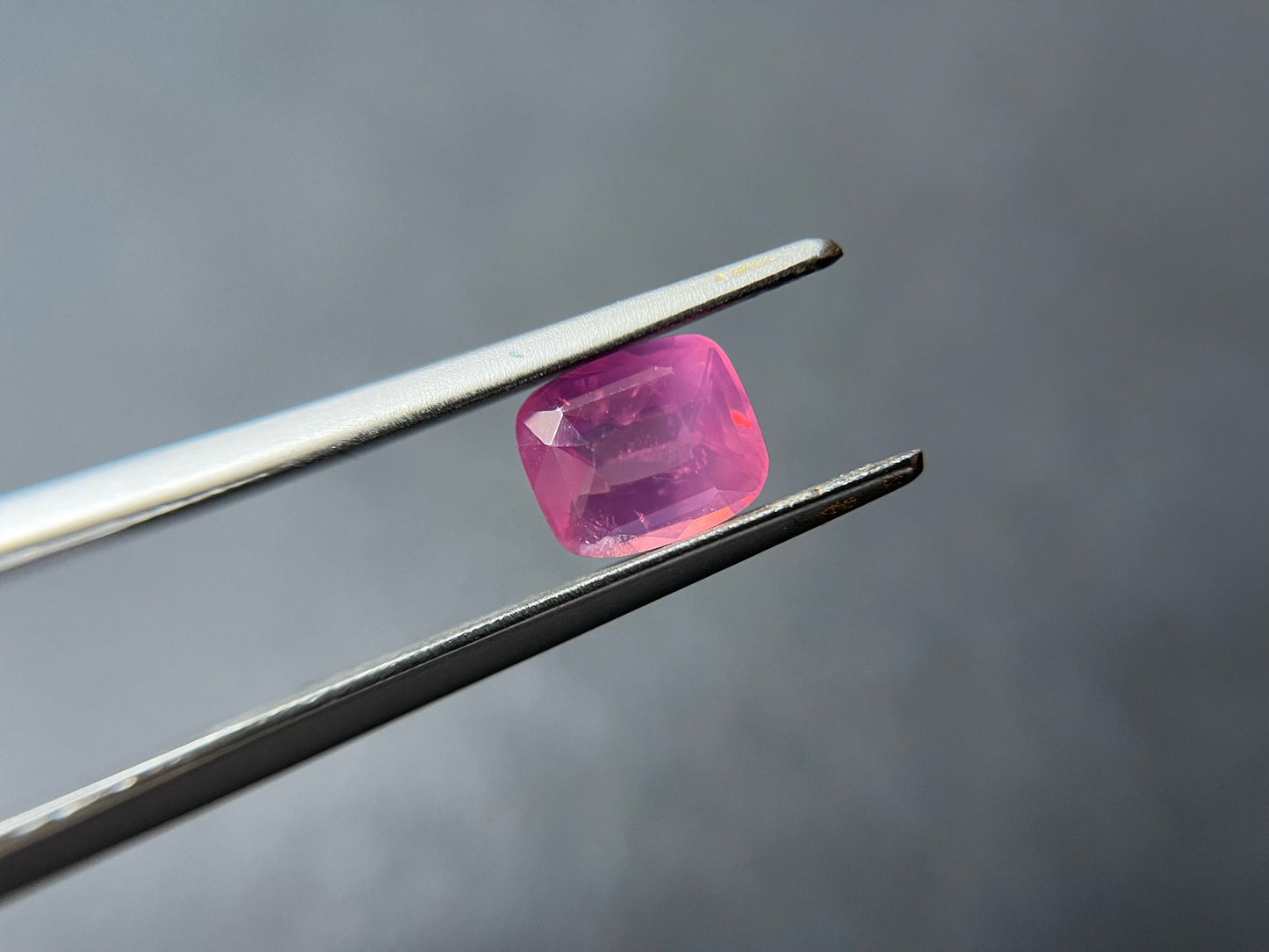 1.19 Ct - Certified Natural Dreamy Pink Cushion Mahenge Spinel, Iridescent Pink Color Tanzania Spinel, Jewellery Making