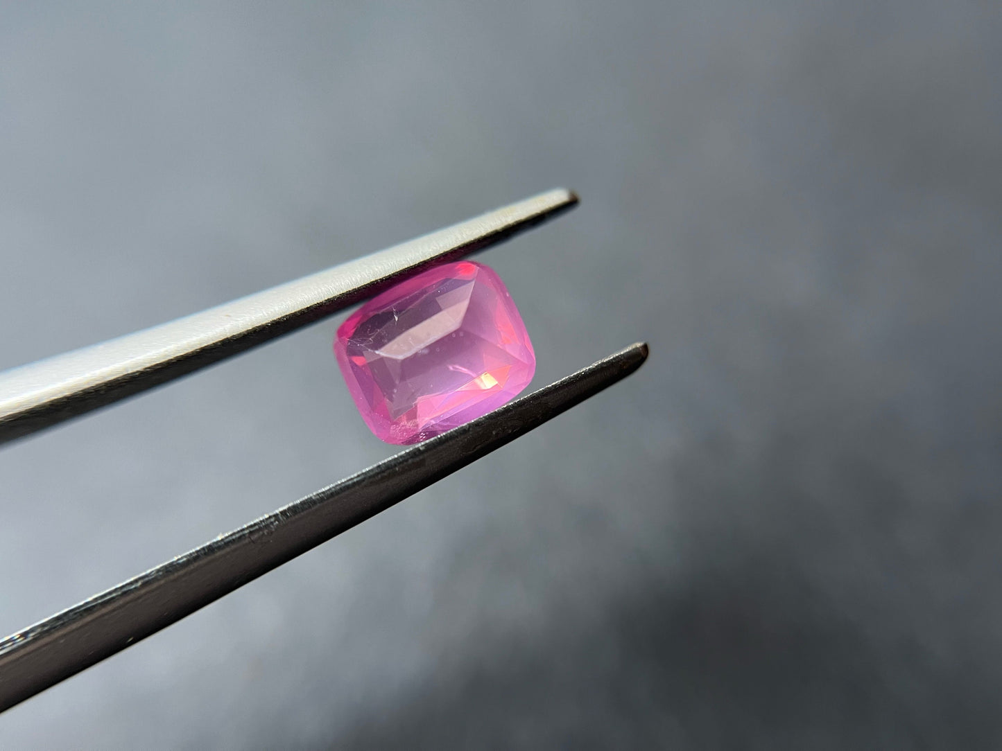 1.19 Ct - Certified Natural Dreamy Pink Cushion Mahenge Spinel, Iridescent Pink Color Tanzania Spinel, Jewellery Making