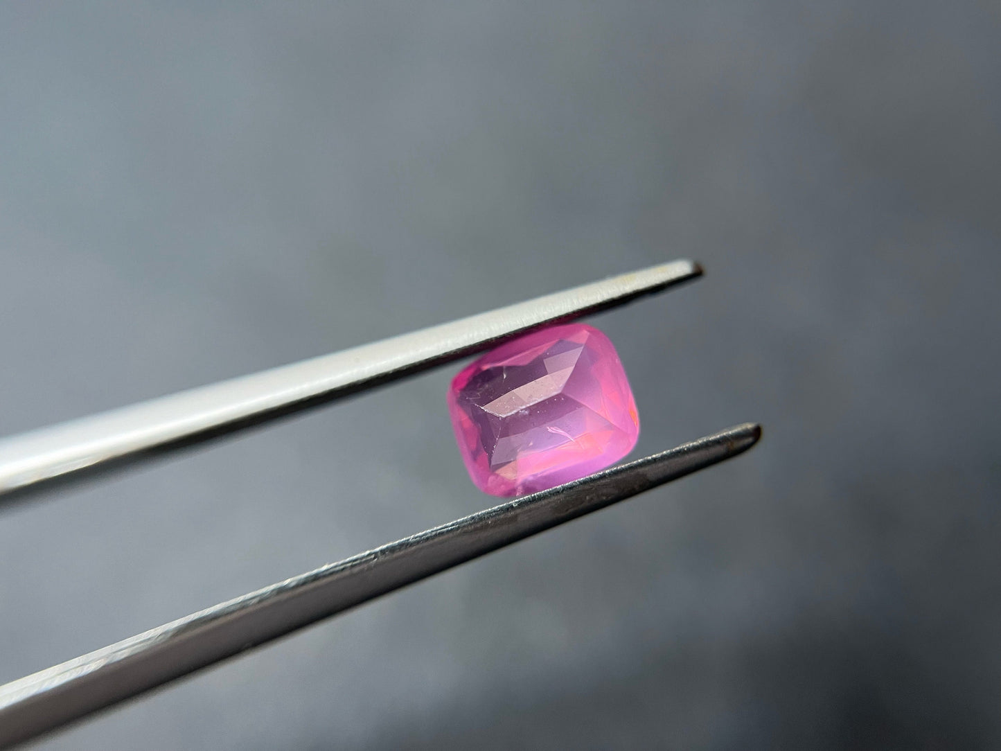 1.19 Ct - Certified Natural Dreamy Pink Cushion Mahenge Spinel, Iridescent Pink Color Tanzania Spinel, Jewellery Making