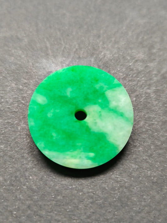 Imperial Green Halo Donut Jade