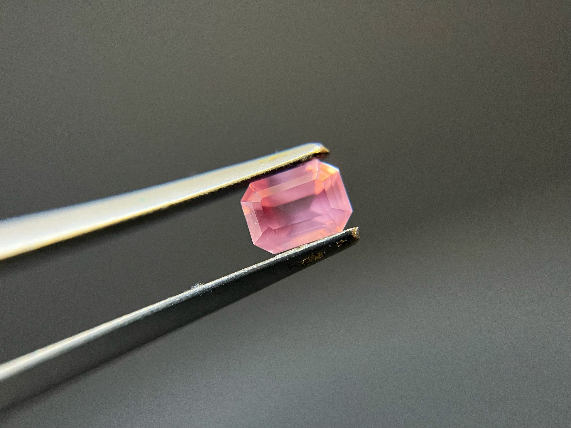 Natural Mahenge Spinel Loose Stone for Jewelry Making, Grapefruit Pink Gemstone