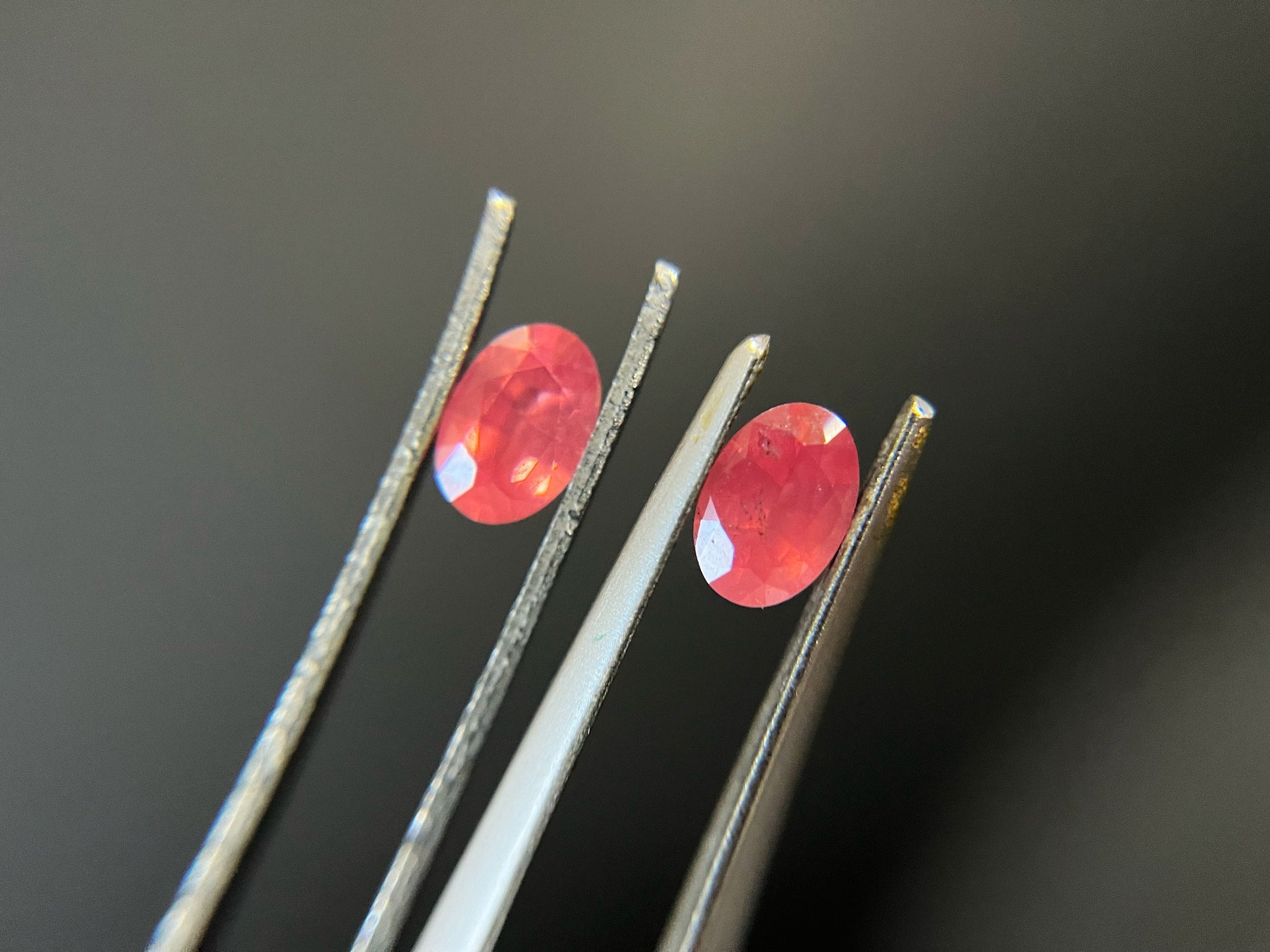 Natural Mahenge Spinel Pair Gemstones for Earrings, jewelry making