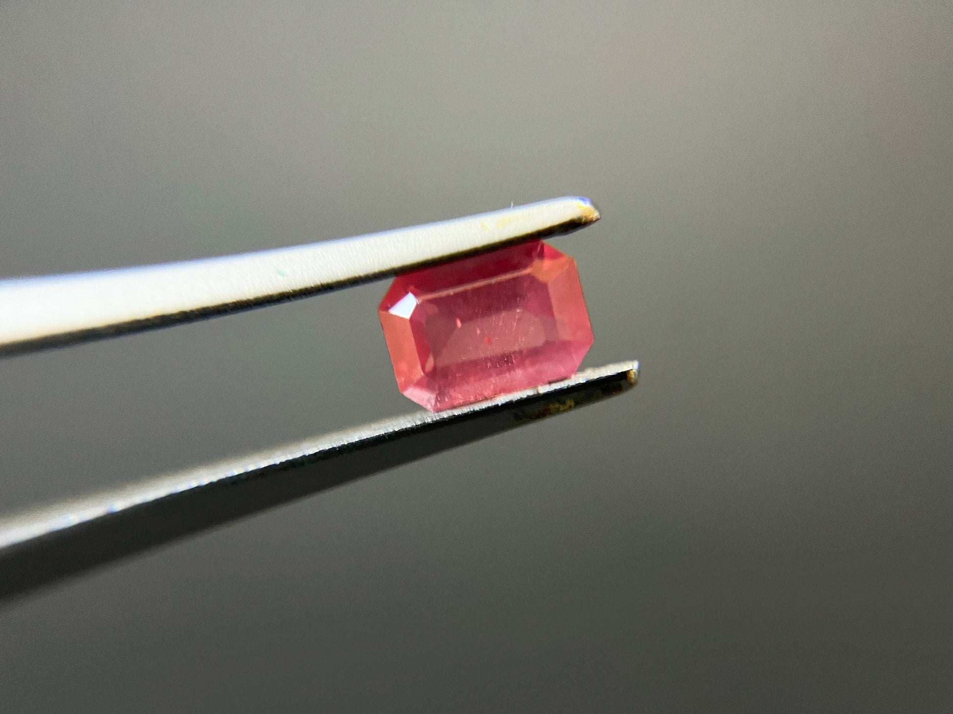 Natural Orangey Pink Mahenge Spinel for Jewelry Making, 0.68 Ct Loose Gemstone