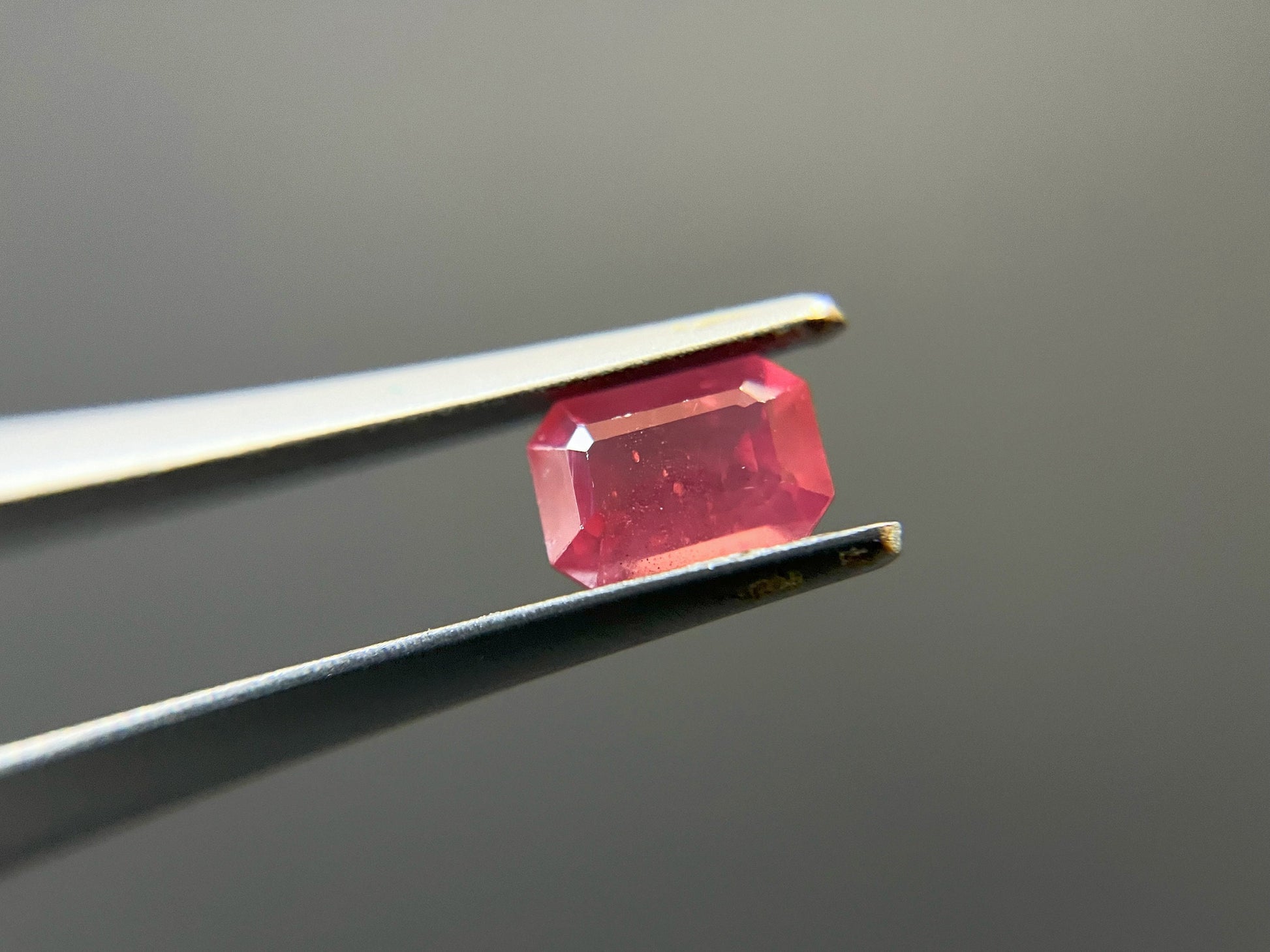 Natural Orangey Pink Mahenge Spinel for Jewelry Making, 0.68 Ct Loose Gemstone