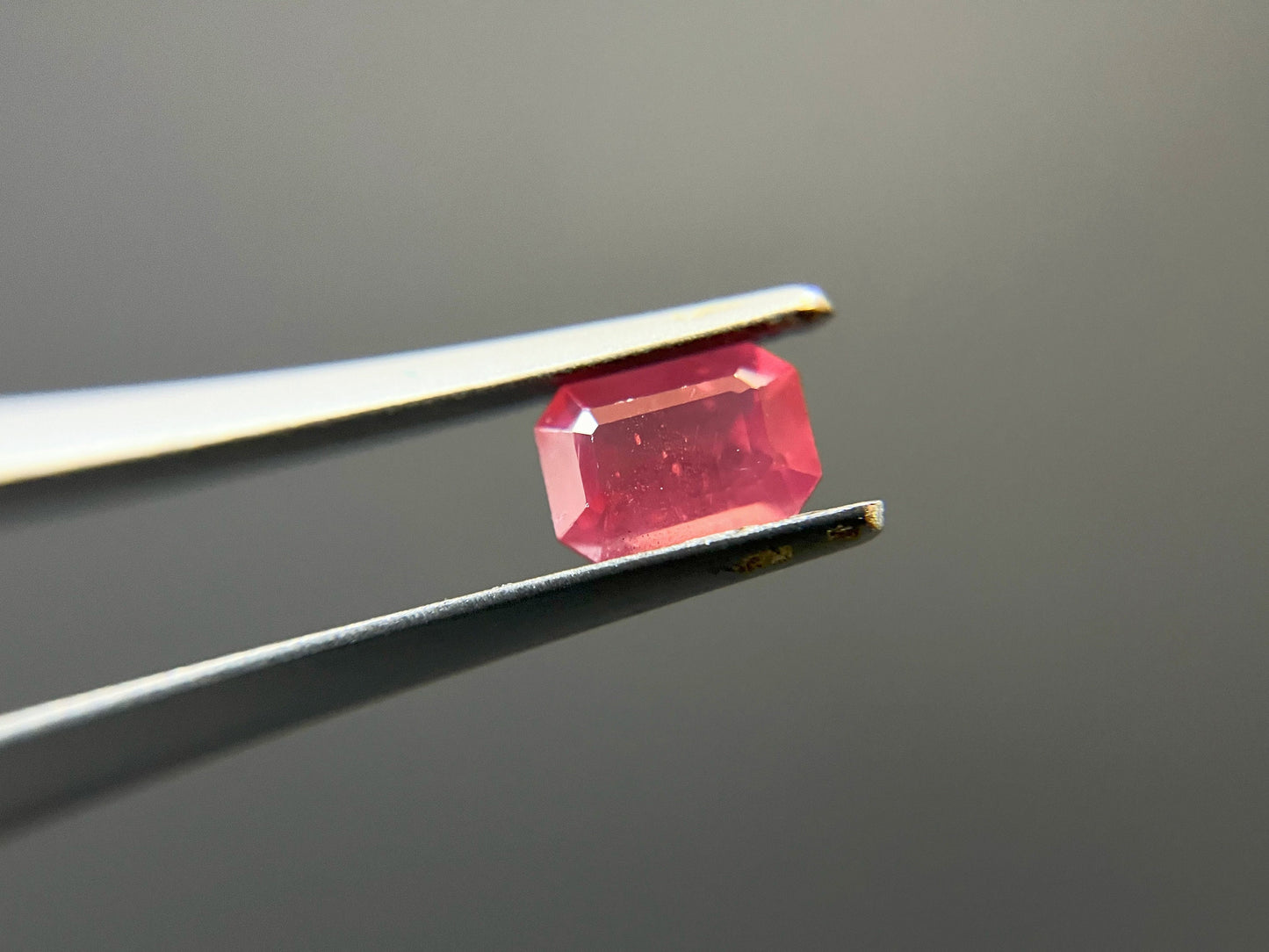 Natural Orangey Pink Mahenge Spinel for Jewelry Making, 0.68 Ct Loose Gemstone