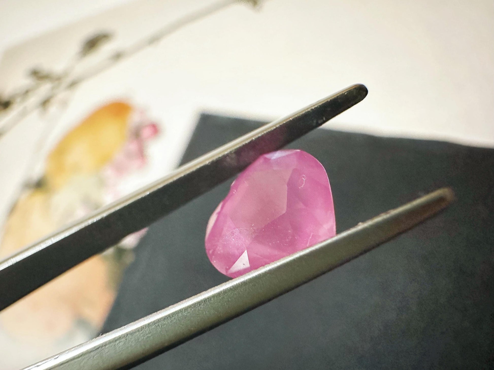 Vivid Pink Mahenge Spinel, Natural Unheated Loose Gemstone (GUILD Certificate)