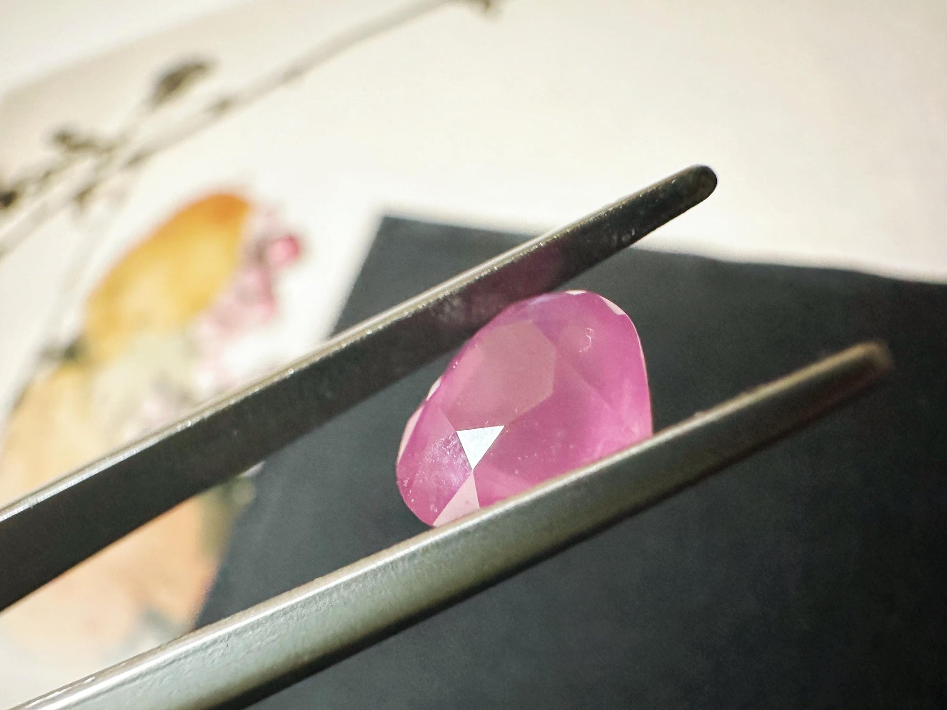 Vivid Pink Mahenge Spinel, Natural Unheated Loose Gemstone (GUILD Certificate)