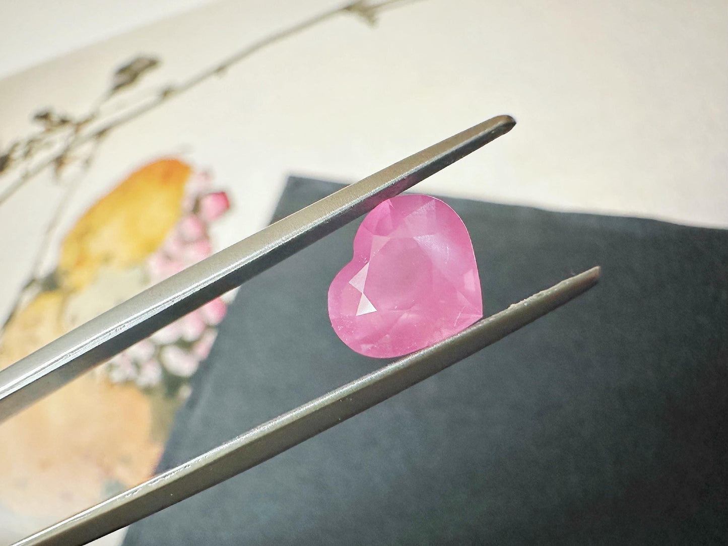 Vivid Pink Mahenge Spinel, Natural Unheated Loose Gemstone (GUILD Certificate)